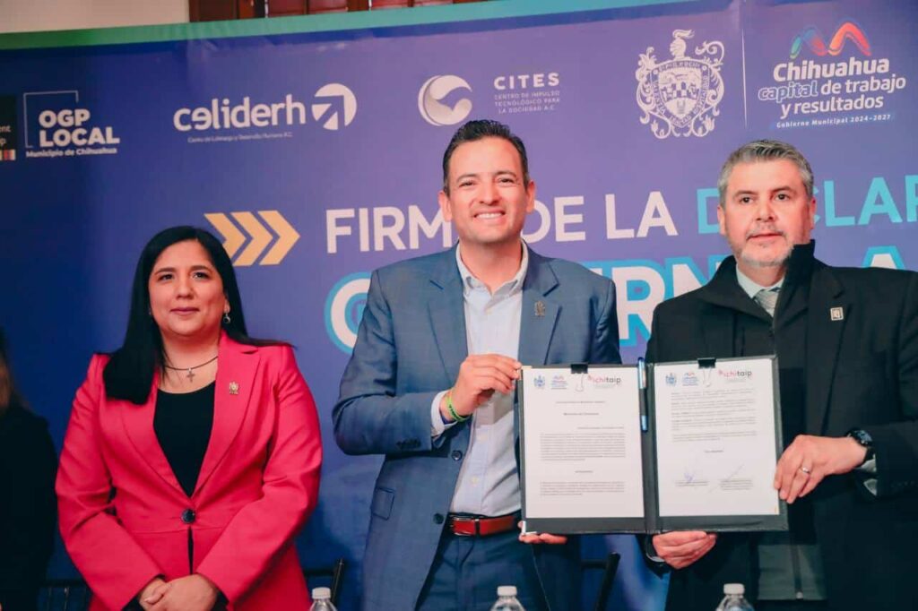 Encabeza alcalde firma de declaratoria de segundo plan de acción de Gobierno Abierto
