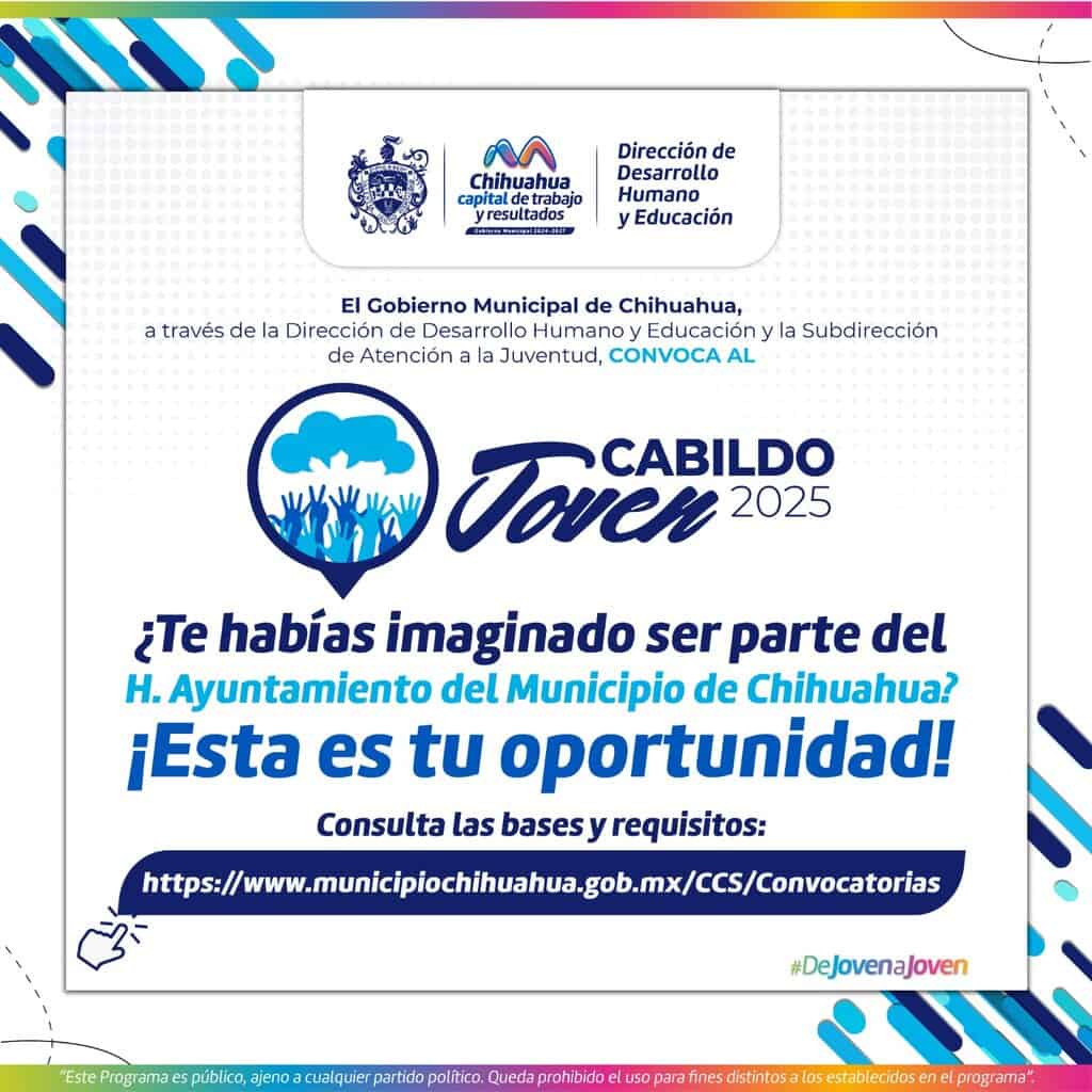 Últimos días para registrarse y formar parte del Cabildo Joven 2025