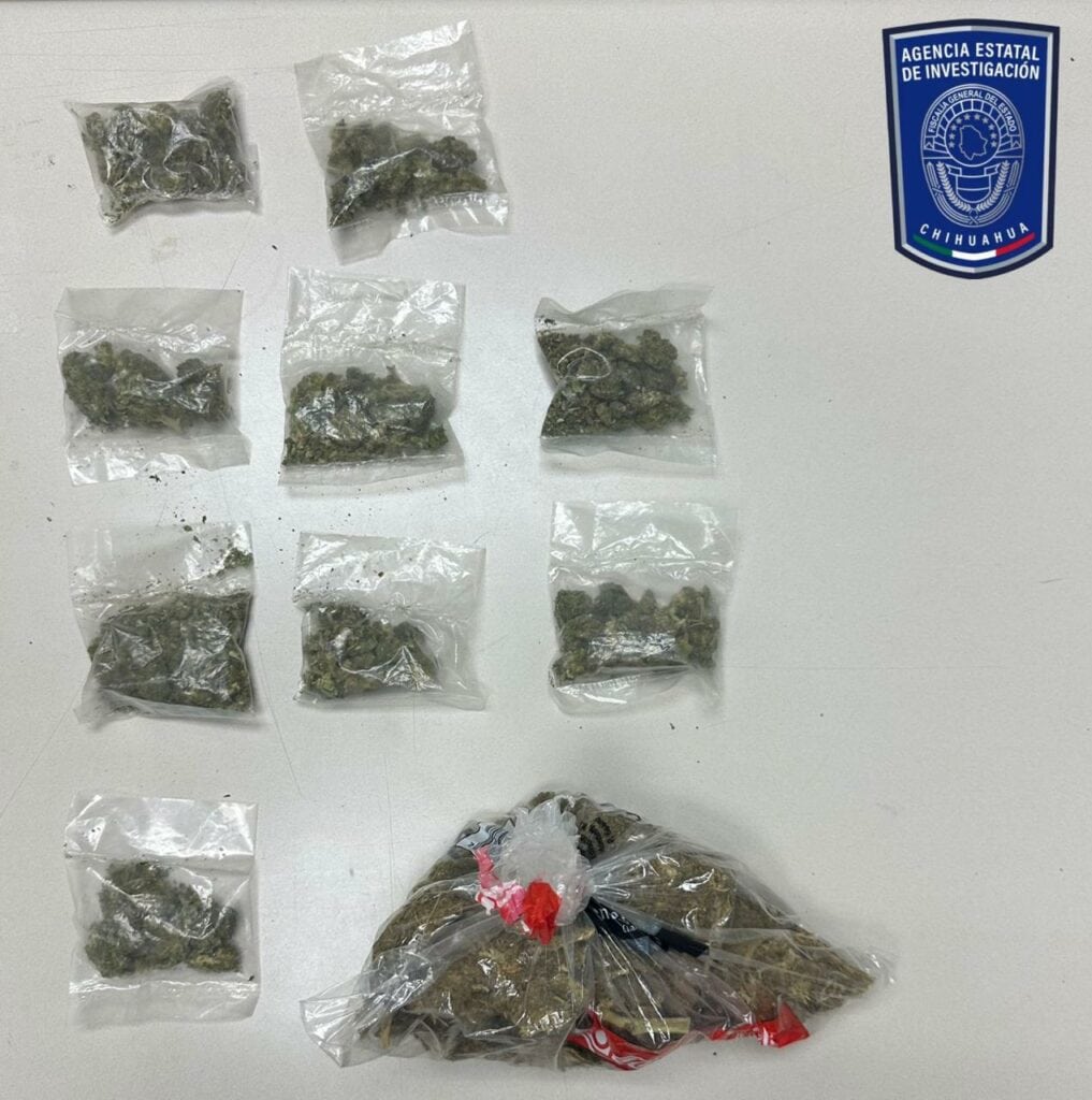 Detiene la AEI a persona con marihuana en céntricas calles de Cd. Juárez
