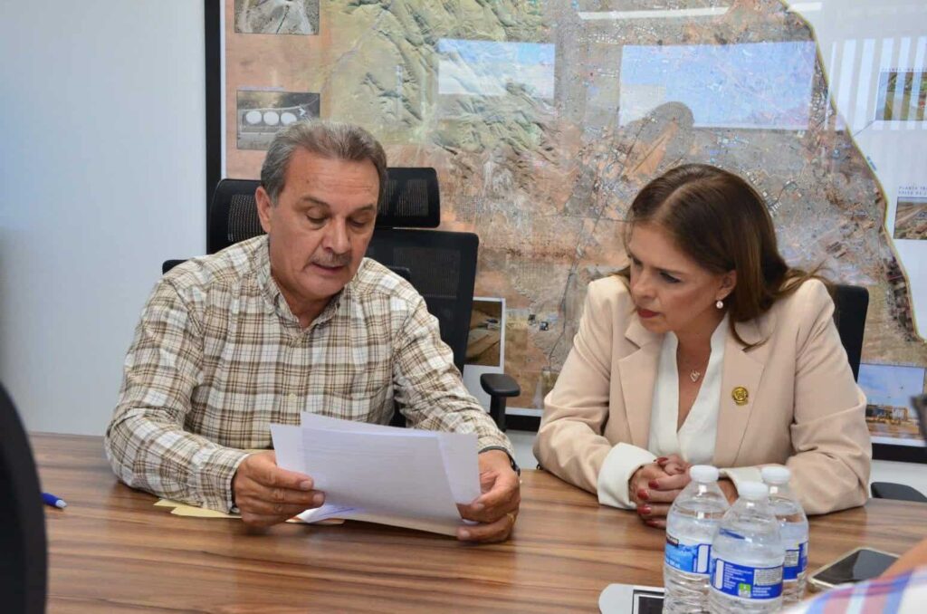 Xóchitl Contreras y JMAS J   se reúnen para atender temas prioritarios del agua en Juárez