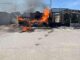 Rescatan a hombre de incendio en interior de vivienda