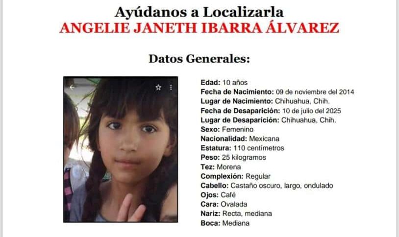 Desaparece niña en la colonia UP