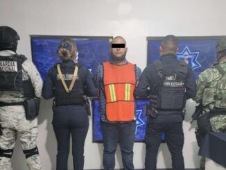 Lo arrestan con 1 millón 200 mil pesos en cristal durante operativo conjunto