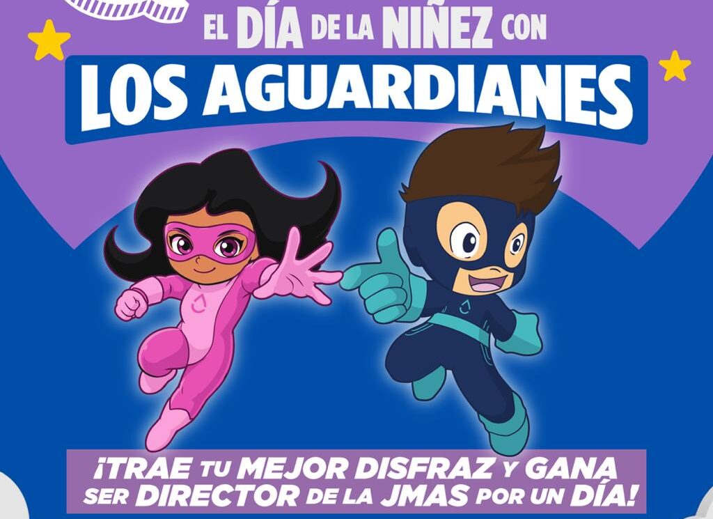 Invita JMAS Chihuahua a celebrar el Día de la Niñez con Los Aguardianes
