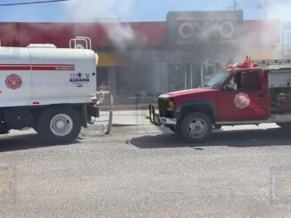 Aldama bajo ataque: bloquean accesos e incendian tienda en plena jornada violenta