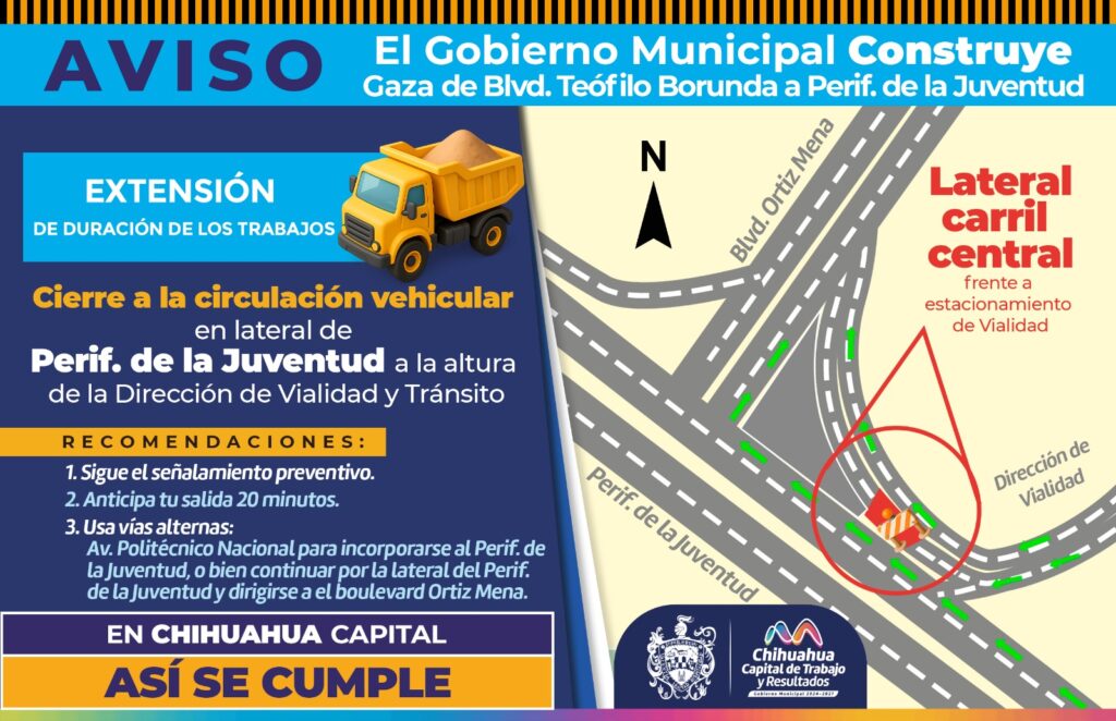 Continuará Municipio con modernización de línea de agua potable en lateral del periférico de la Juventud
