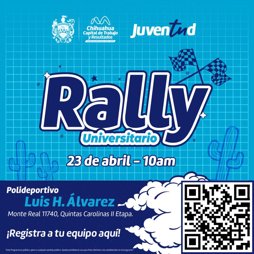 Pon a prueba tus habilidades en el Rally Universitario del Gobierno Municipal