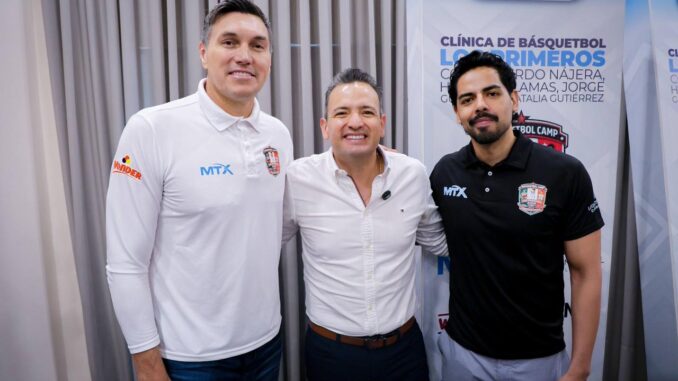 Marco Bonilla, Jorge Gutiérrez y Lalo Nájera llevan la NBA a Chihuahua para las nuevas generaciones
