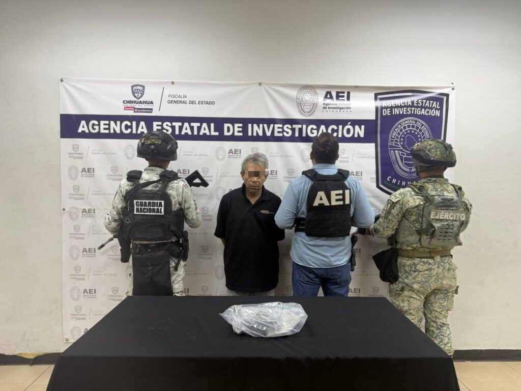 Detiene COE a hombre en posesión de 1.2 kg de pastillas de fentanilo