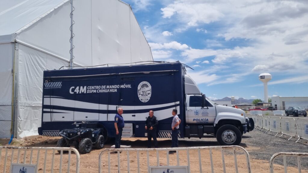 Comienza Dirección de Seguridad Pública Municipal operativo en la Feria Santa Rita 2026