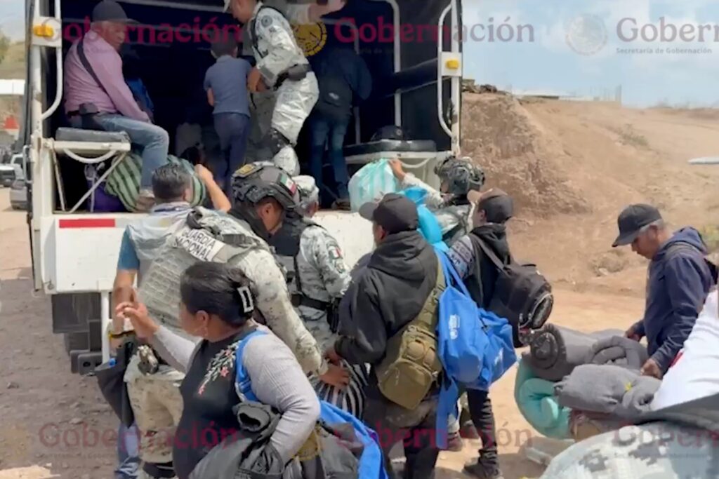 Inicia el regreso de familias desplazadas a Chilapa, Guerrero, con apoyo de fuerzas federales