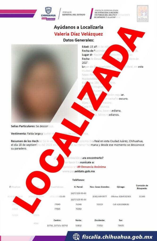 Localizan sanas y salvas a tres hermanas que fueron reportadas ausentes en el año 2023