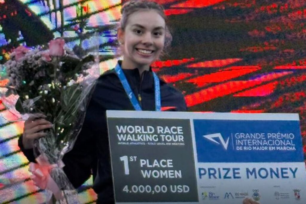 Con récord nacional de Alegna González, México domina la marcha en Portugal