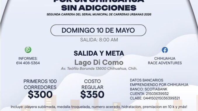Se acerca la Primera Carrera DARE; Ya te inscribiste?