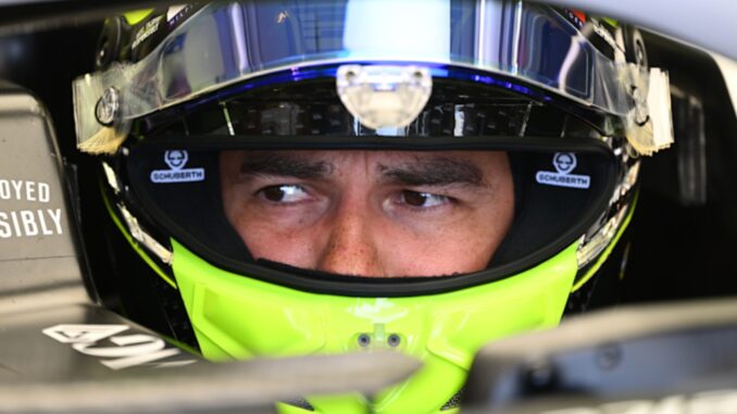 ‘Checo’: Muy contento con mi vuelta en la ‘cuali’, pero por desgracia sólo tuve un intento