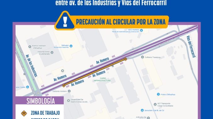 Instalará JMAS Chihuahua línea de alcantarillado en avenida Homero