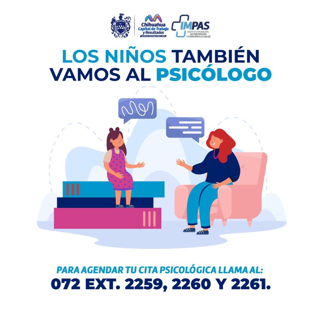 Municipio ofrece terapia psicológica a partir de los 6 años