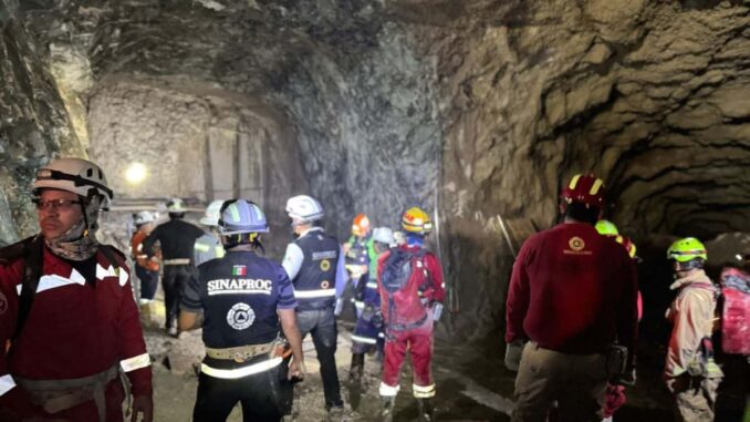 activan bomba para rescate de mineros
