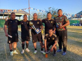 Obtienen tercer lugar policías municipales en torneo intramuros
