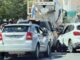 Conductora provoca carambola y caos vial al frenar repentinamente