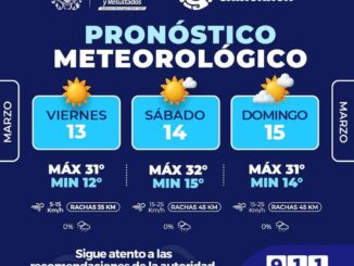 Pronostican fin de semana caluroso y presencia de viento en la capital