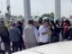 Taxistas bloquean accesos a terminales 1 y 2 del AICM hoy 11 de marzo de 2026