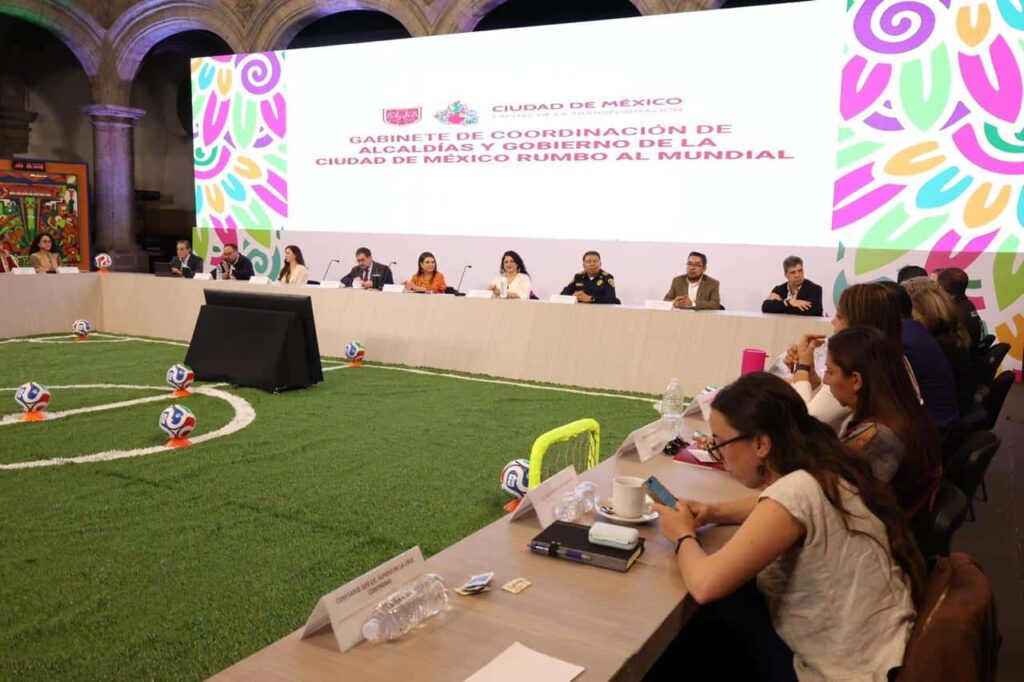 CDMX instala gabinete rumbo al Mundial 2026; refuerzan seguridad e infraestructura