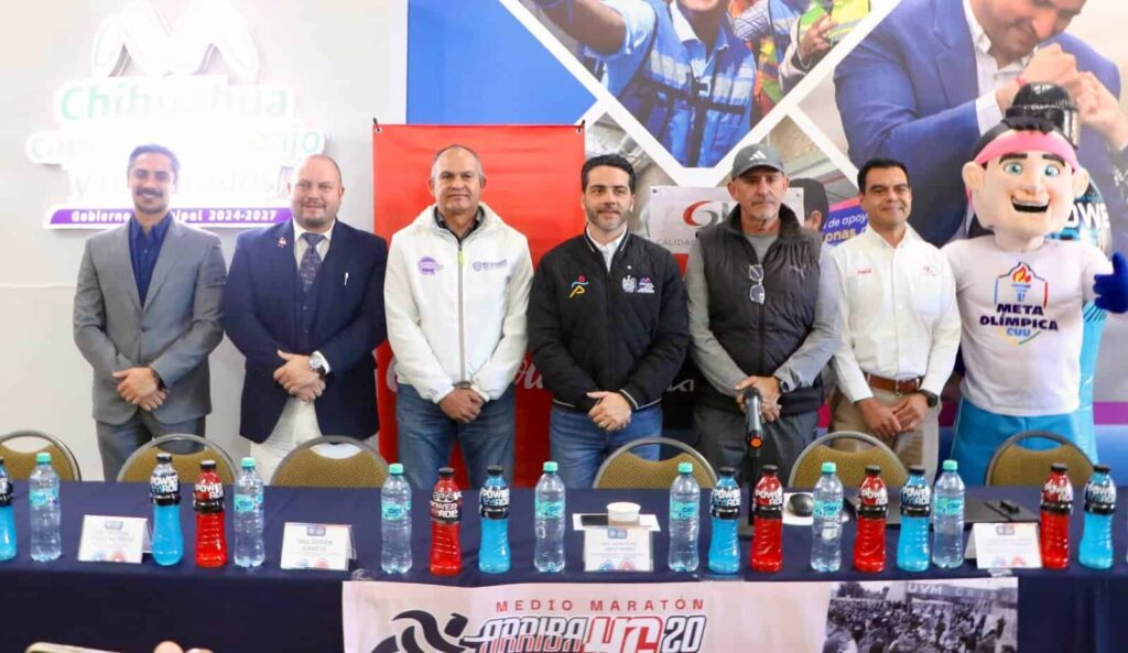 Presenta Municipio nueva edición del medio maratón “Arriba Chihuahua”