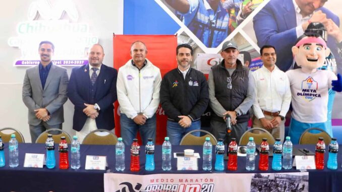 Presenta Municipio nueva edición del medio maratón “Arriba Chihuahua”