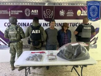 Detienen a una pareja droga en cateo a domicilio de la colonia San Jorge