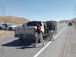 Hallan cuerpo calcinado a la orilla de la carretera Chihuahua–Delicias; es mujer