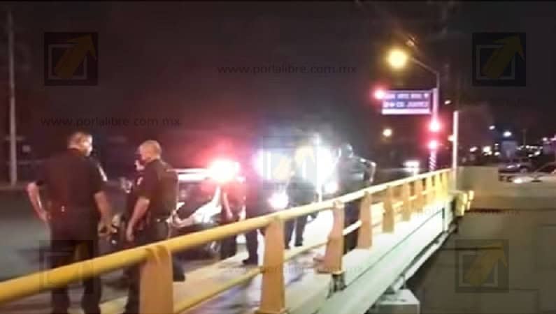 Mujer intenta saltar en puente del periférico de la Juventud y Juan Escutia