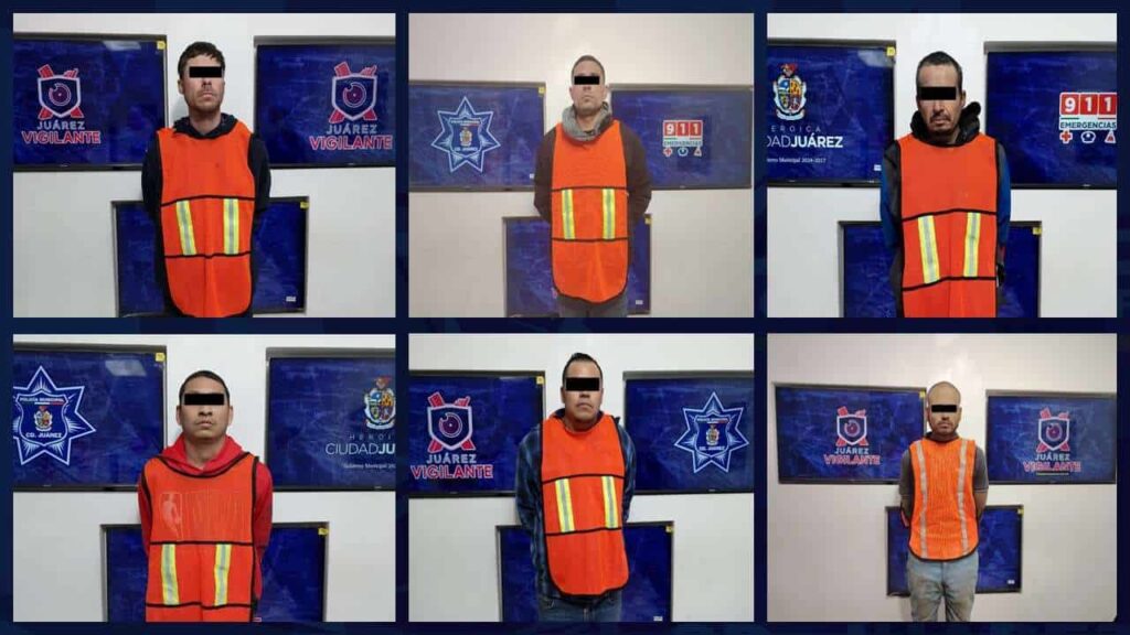 Detienen a 6 con orden de aprehensión